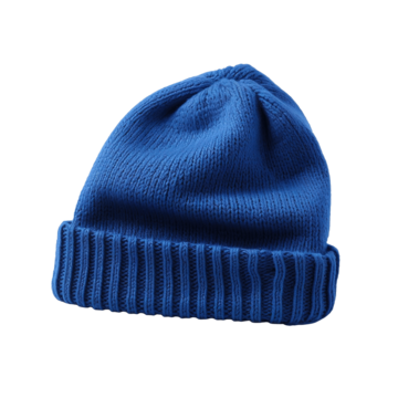 Blue Cable Beanie